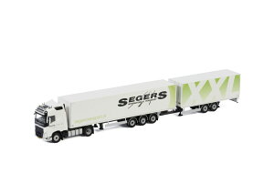 Volvo�{���{ FH 4 GLOBETROTTER 4X2 RIGED COMBI LZV ROAD TRAIN 5�� Segers Transport / WSI 1/50 ���݋@�B �͌^