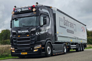 �y�\��z2026�N�����\�� Scania�X�J�j�A S HIGHLINE CS20H 4X2 �J�[�e���T�C�_�[�g���[���[ 3 AXLE Datrans / WSI 1/50 ���݋@�B �͌^