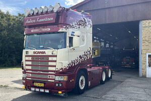 �y�\��z2026�N�����\�� Scania�X�J�j�A 4 SERIES TOPLINE 6X2 TAG AXLE Anders Lauritzen / WSI 1/50 ���݋@�B �͌^