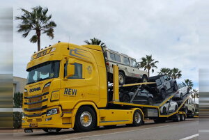 �y�\��z2026�N�����\�� Scania�X�J�j�A R HIGHLINE CR20H 4X2 TRUCK TRANSPORTER - 3 AXLE Revi / WSI 1/50 ���݋@�B �͌^