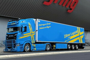 �y�\��z2026�N�����\�� Scania�X�J�j�A S HIGHLINE CS20H 4X2 REEFER TRAILER ���[�t�@�[�g���[���[ 3 AXLE Zillner / WSI 1/50 ���݋@�B �͌^
