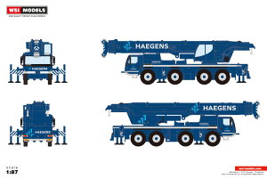 y\z2026N\ HAEGENS LIEBHERR[vw LTM 1120-4.1 oCN[ / WSI 1/50 ݋@B͌^ Hԗ