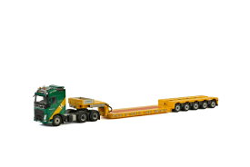 Hareket VOLVO FH4 GLOBETROTTER 6x4 LOWLOADER- 5軸 トラック トレーラー/建設機械模型 工事車両 WSI 1/50 ミニチュア