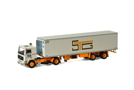 STG Autier VOLVO F10 4x2 リーファートレーラー CLASSIC - 2軸トラック /建設機械模型 工事車両 WSI 1/50 ミニチュア