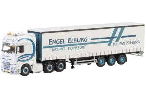 Engel Transport Elburg DAF XF Super Space Cab J[eTChg[[ 3 g[[ / WSI 1/50 ݋@B͌^ Hԗ