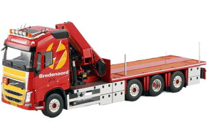 Bredenoord Volvo FH04 Globetrotter 8x2 gbN + Palfinger PK65002SH oCN[ / WSI 1/50 ݋@B͌^ Hԗ