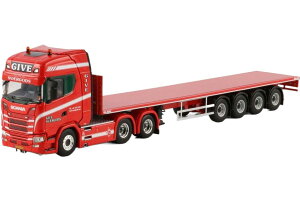 Give Scania S Highline CS20H 6x2 ^OANX Z~g[[ 4 g[[ / WSI 1/50 ݋@B͌^ Hԗ