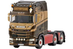 Gustavsson Scania S Highline CS20H 6x2 �^�O�A�N�X�� �g���b�N / WSI 1/50 ���݋@�B�͌^ �H���ԗ�