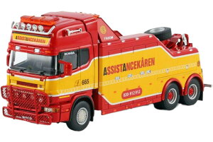 Assistancekaren Scania R4 Topline Falkom 6x4 bJ[ / WSI 1/50 ݋@B͌^ Hԗ