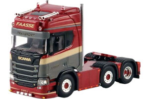Faasse Transport Scania R Highline CR20H 6x2 cCXeA gbN / WSI 1/50 ݋@B͌^ Hԗ