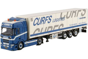 Curfs Transport Scania R Highline CR20H ⓀZ~g[[ g[[ / WSI 1/50 ݋@B͌^ Hԗ