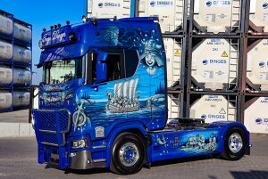 y\z2026N\ Ingo Dinges SCANIA S HIGHLINE CS20H "German SuperTrucks" gN^ / WSI 1/50 ݋@B͌^ Hԗ