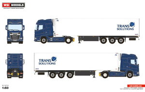 y\z2024N\TRANS SOLUTIONS; DAF XG 4X2 [t@[g[[ 3 gbN / WSI 1/50݋@B͌^@~j`A