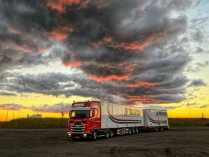 y\z12ȍ~\J.P. VIS & ZN. SCANIA S HIGHLINE CS20H 6X2 TAG AXLE REEFER TRAILER ? 3 AXLE RIGED REEFER DRAWBAR TRAILER 2 AXLE g[[gbN /WSI 1/50 ݋@B͌^ ~j`A