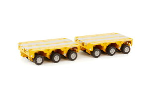 y\z10-12ȍ~\SCHEUERLE INTER COMBI SET 3 AXLE (2X) YELLOW /WSI g[[ 1/50 ݋@B͌^ ~j`A ~jJ[