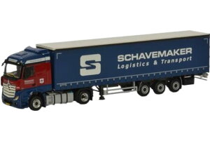 Schavemaker Mercedes-Benz Actros �g���N�^�w�b�h / WSI 1/50 ���݋@�B�͌^ �H���ԗ�