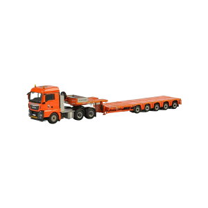 Michielsens MAN TGX XLX 6x4 lowloader MCO PX 5 axle g[[ / WSI 1/50 ݋@B͌^ Hԗ