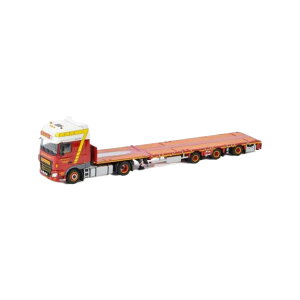 Alb Swijnenburg DAF XF Super Space Cab mega trailer flat bed g[[ / WSI 1/50 ݋@B͌^ Hԗ