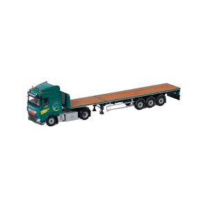 AM Transport DAF XF Space Cab MY2017 flatbed trailer g[[ / WSI 1/50 ݋@B͌^ Hԗ