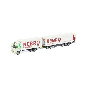 Rebro Transport Volvo FH05 Globetrotter 6x2 tag axle Eurocombi �g���b�N / WSI 1/50 ���݋@�B�͌^ �H���ԗ�