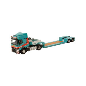 Gruber Renault T High 4x2 semi lowloader 2axle g[[ / WSI 1/50 ݋@B͌^ Hԗ