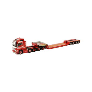 Skaks Speciaaltransport Volvo FH5 Globetrotter 8x4 semi lowloader 4+1axle g[[ / WSI 1/50 ݋@B͌^ Hԗ