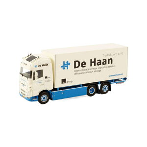 De Haan Verhuizingen Volvo FH04 Globetrotter XL 6x2 box rigid gbN / WSI 1/50 ݋@B͌^ Hԗ