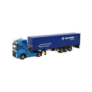 Van Moer Volvo FH04 Globetrotter 4x2 container semitrailer g[[ / WSI 1/50 ݋@B͌^ Hԗ