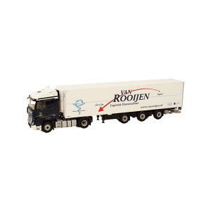Van Rooijen Logistiek B.V. Mercedes Benz Actros MP5 StreamSpace 4x2 reefer semitrailer トレーラー / WSI 1/50 建設機械模型 工事車両