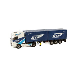 Group GTS DAF XG Container trailer + 2x 20ft Container g[[ / WSI 1/50 ݋@B͌^ Hԗ