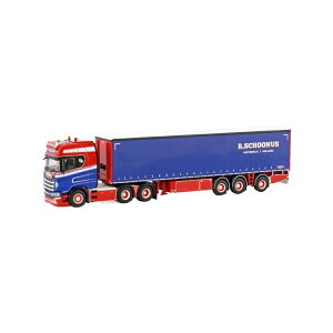 R. Schoonus Scania S Highline CS20H curtainside semitrailer g[[ / WSI 1/50 ݋@B͌^ Hԗ