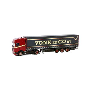 Vonk & Co Scania S Highline CS20H 4x2 curtainside semitrailer g[[ / WSI 1/50 ݋@B͌^ Hԗ