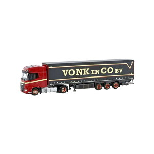 Vonk & Co DAF XG+ curtainside semitrailer g[[ / WSI 1/50 ݋@B͌^ Hԗ