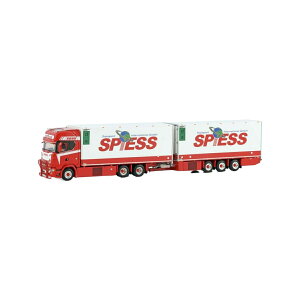 Spiess Scania S Highline CS20H 6x2 Tag Axle Reefer Truck-Trailer gbN / WSI 1/50 ݋@B͌^ Hԗ
