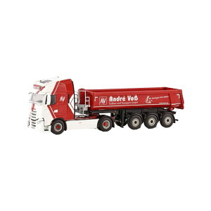 Andre Vo? Iveco S-Way AS High tipper semitrailer g[[ / WSI 1/50 ݋@B͌^ Hԗ