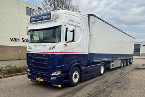 �y�\��z2026�N�����\�� VDB Lunteren SCANIA S HIGHLINE CS20H 4X2 BOX TRAILER 3 AXLE / WSI 1/50 �~�j�J�[ �g���b�N�͌^