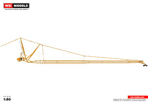y\z2025N\ PREMIUM LINE LIEBHERR LTM 1500 JIB CG[ oCN[ / WSI 1/50 ݋@B͌^ Hԗ