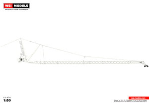 y\z2025N\ PREMIUM LINE LIEBHERR LTM 1500 JIB zCg oCN[ / WSI 1/50 ݋@B͌^ Hԗ