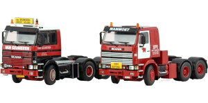Mammoet & Van Seumeren Scania 142 6x4 �g���b�N / WSI 1/50 ���݋@�B�͌^ �H���ԗ�