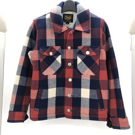 【中古】 gold ゴールド Wool Jacket Check ウール ジャケット 長袖 チェック 赤/レッド系 GL12603/38 中古品 05r8427 【館林店】