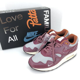 【中古】 NIKE AIR MAX 1 / P ナイキ エアマックス ワン "PATTA" METALIC SILVER/RUSH MAROON "パタ" メタリックシルバー/ラッシュマルーン DO9549-001/28cm 中古品 05r8478 【館林店】