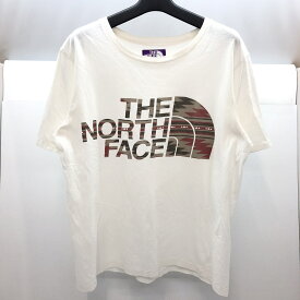 【中古】 THE NORTH FACE ザ ノース フェイス S/S Logo Tee ロゴ ティー 半袖 Tシャツ 白/ホワイト/NT4607N/L メンズ 中古品 05r8787 【館林店】