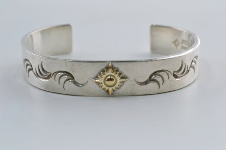 楽天市場 中古 Arizona Freedom アリゾナフリーダム バングル シルバー ゴールド中太陽神 唐草 02r4665 中古品 トレーダー 楽天市場店