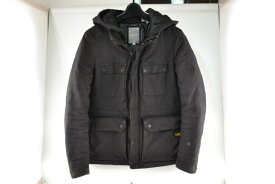 【中古】G-STAR RAW ジースターロウ レディースフード付き中綿ジャケット サイズL 黒 ブラック 02r4670 中古品