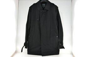 【中古】CK Calvin Klein シーケーカルバンクライン ステンカラーコート 381-5.CCC.CB. サイズL 黒 ブラック 02r8548 中古品【牛久店】