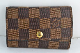 【中古】LOUIS VUITTON ルイヴィトン キーケース ダミエ・エベヌ ミュルティクレ 6 N62630 CT0128 ブラウン 02r12795 中古品【牛久店】