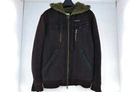 【中古】DIESEL ディーゼル 裏ボア ジャケット ジップパーカー サイズM 茶 ブラウン 02r13343 中古品【牛久店】