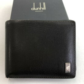 【中古】dunhill ダンヒル　二つ折り財布 メンズ財布 茶 ブラウン 箱あり 02r13004 中古品 【牛久店】