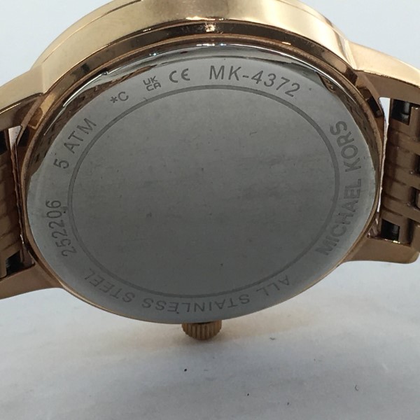 MICHAEL KORS マイケルコース レディース腕時計 クォーツ腕時計 ローズゴールド MK4372 箱・取説・予備コマ・紙袋あり 02r14391 中古品 