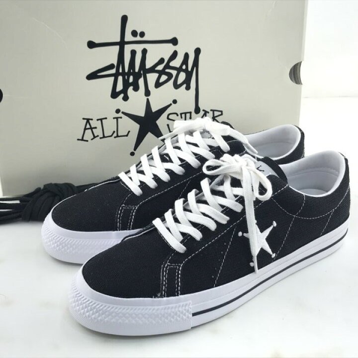 楽天市場】【中古】STUSSY×CONVERSE ONE STAR OX ステューシー  